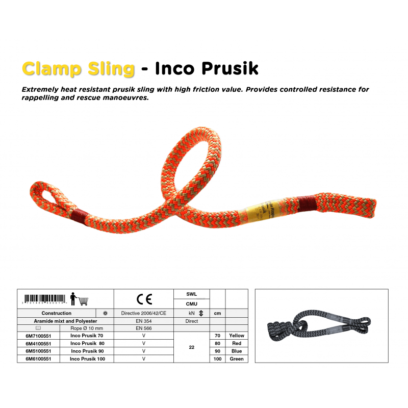 Cordelette Clamp Sling - Inco Prusik  | Gleistein™