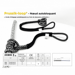 Self-locking knot EN354 and EN795-B| Prussik-loop® +
