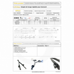 Sangle de brancard | Lift-Strap réglable