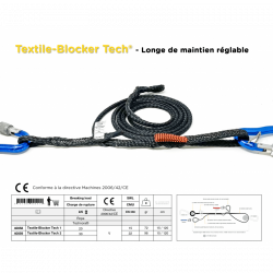 | Textile-Blocker Tech® adjustable lanyard