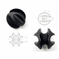 Freenub® heavy-duty retention pulley